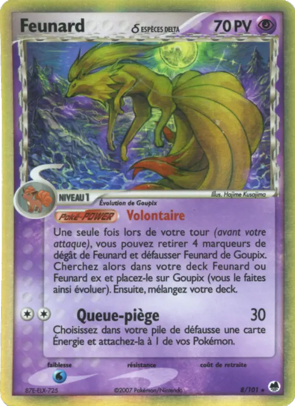 Carte Feunard δ