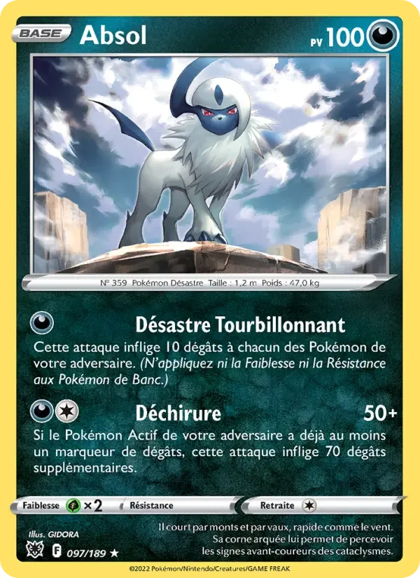 Carte Pokémon Absol — Astres Radieux
