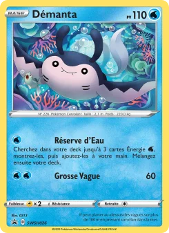 Carte Pokémon Mantine — Promos Épée et Bouclier