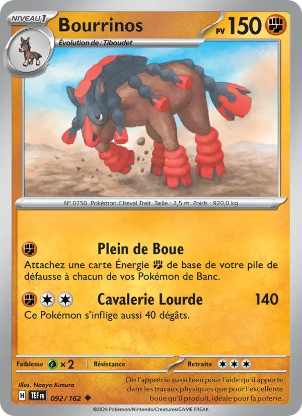 Carte Pokémon Bourrinos — Forces Temporelles