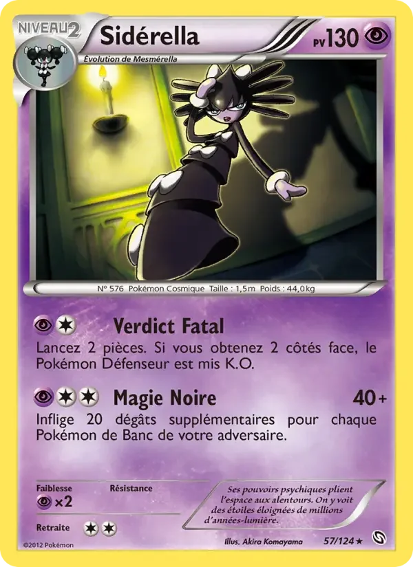 Carte Pokémon Sidérella — Dragons Exaltés