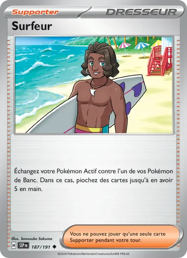 Carte Surfeur