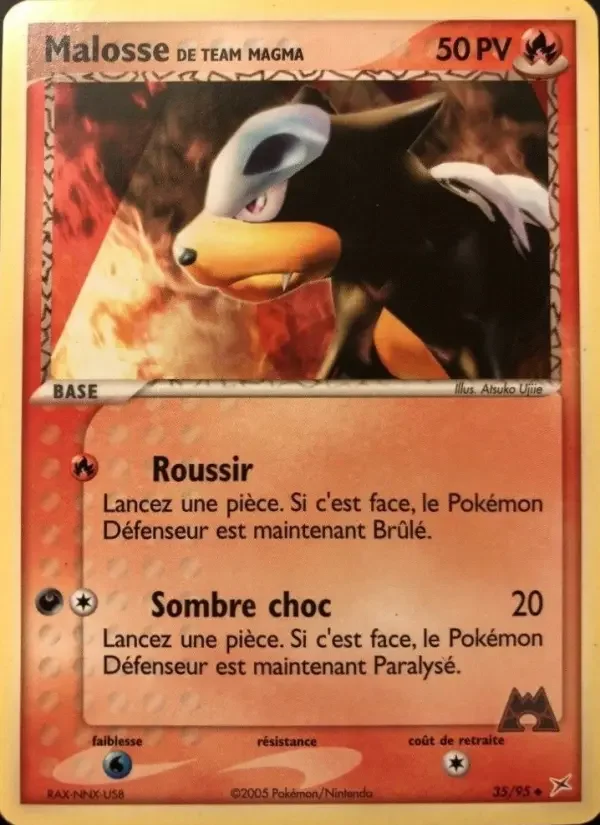 Carte Pokémon Malosse de Team Magma — Team Magma vs Team Aqua