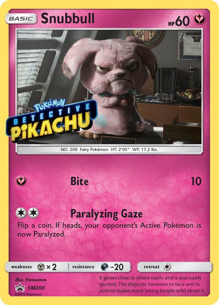 Carte Pokémon Snubbull — Promos Soleil et Lune