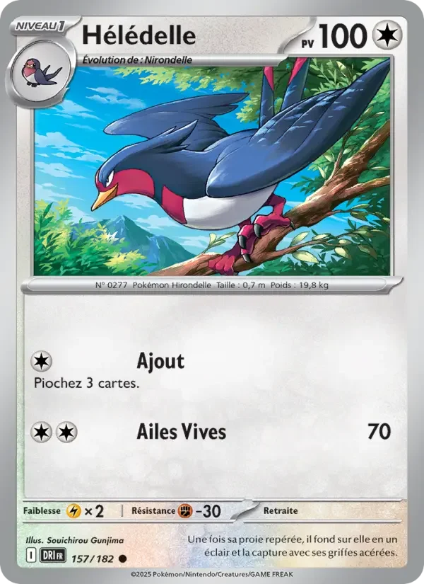 Carte Pokémon Hélédelle — Rivalités Destinées