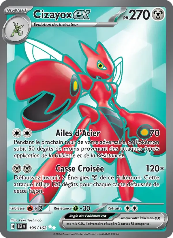 Carte Pokémon Cizayox-ex — Forces Temporelles