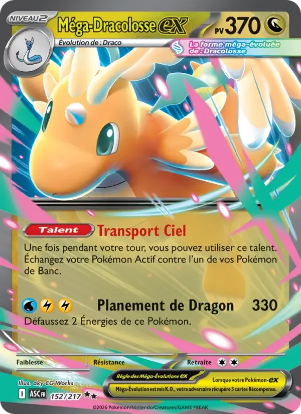 Carte Méga-Dracolosse-ex