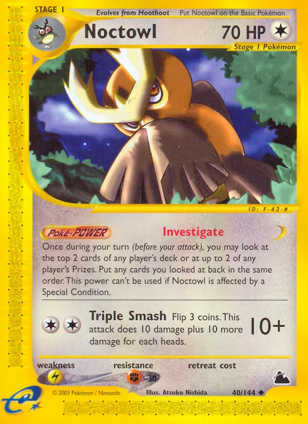 Carte Pokémon Noarfang — Skyridge