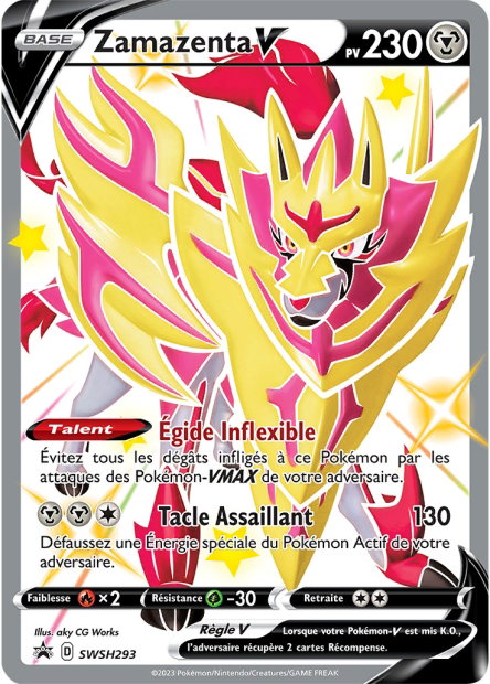 Carte Pokémon Zamazenta V — Promos Épée et Bouclier