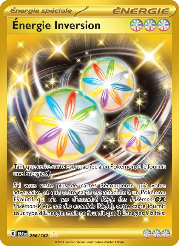 Carte Pokémon Énergie Inversion — Faille Paradoxe
