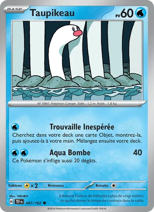Carte Pokémon Taupikeau — Forces Temporelles