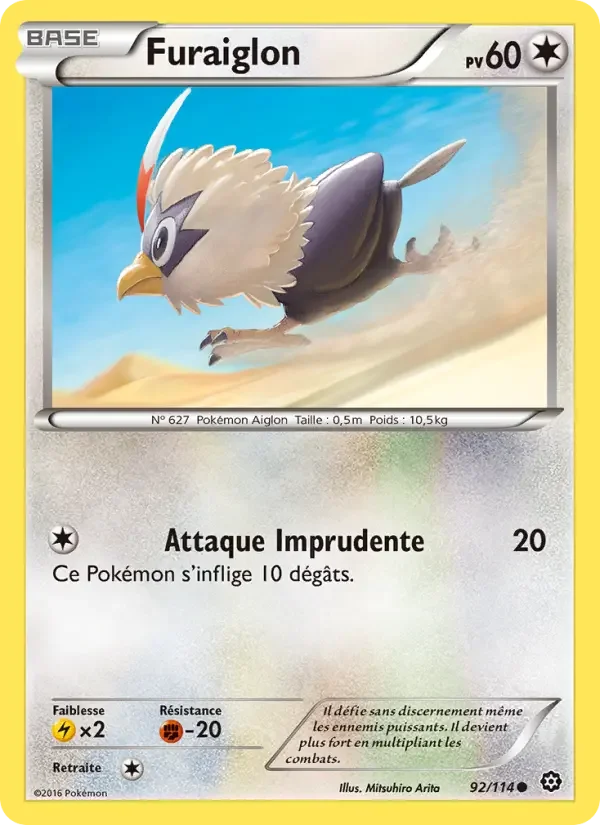 Carte Pokémon Furaiglon — Offensive Vapeur