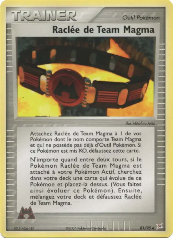 Carte Raclée de Team Magma