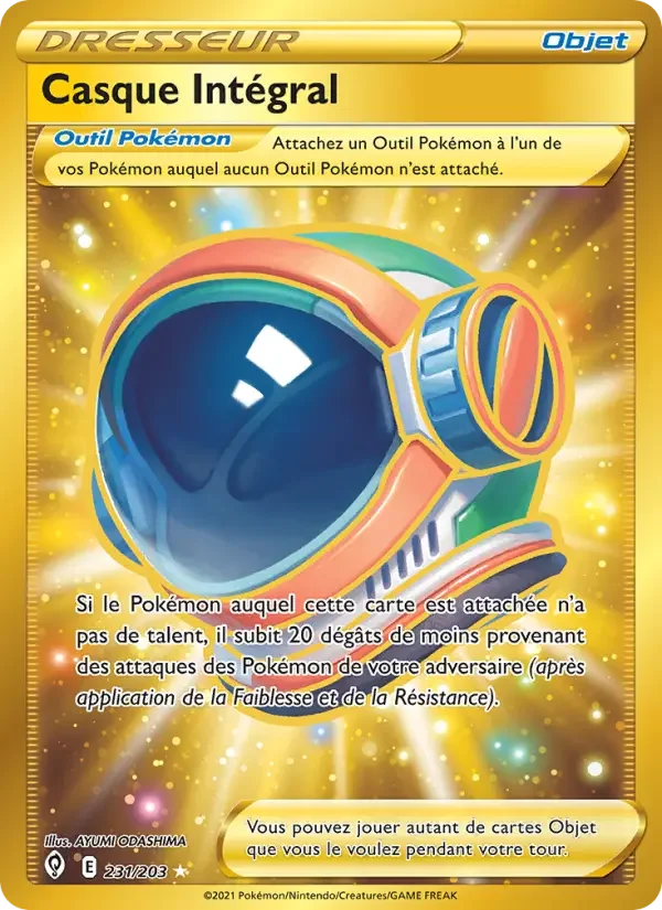 Carte Pokémon Casque Intégral — Évolution Céleste
