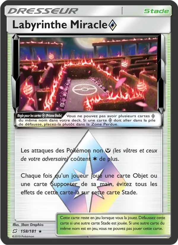 Carte Labyrinthe Miracle ◇