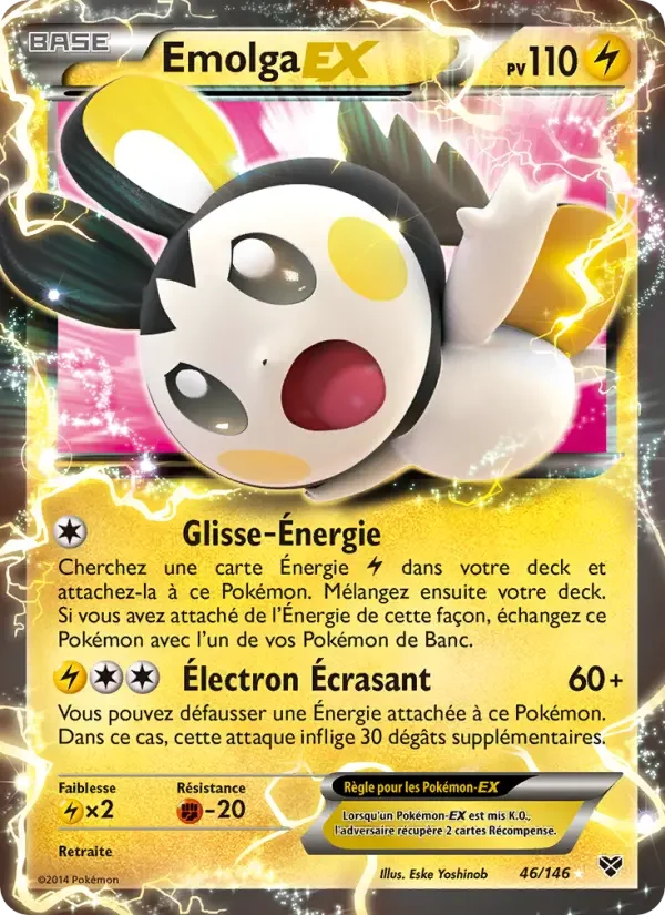 Carte Emolga EX