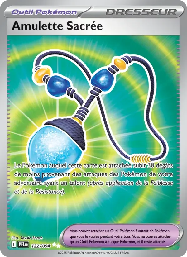 Carte Amulette Sacrée