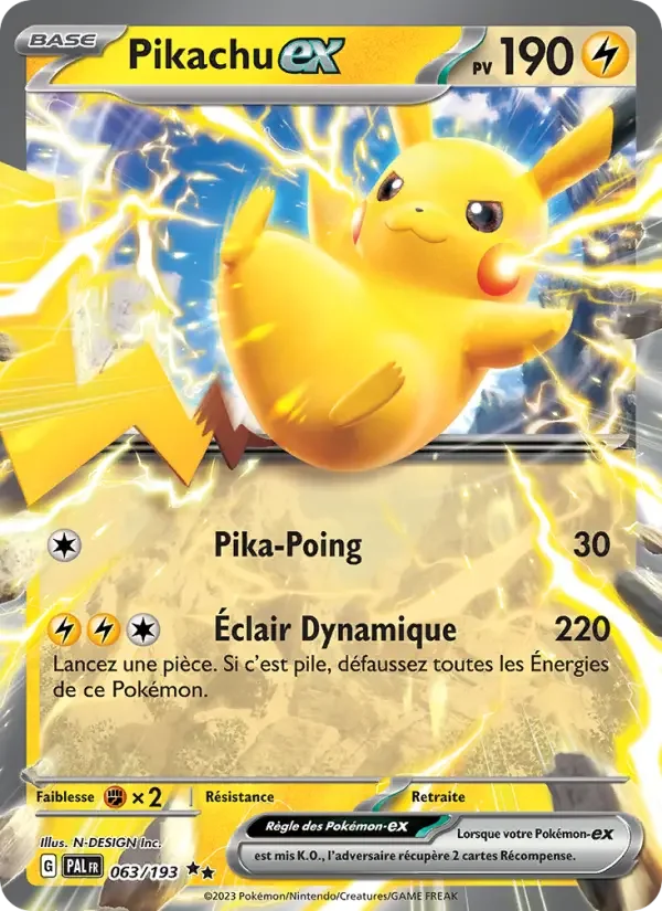 Carte Pikachu-ex