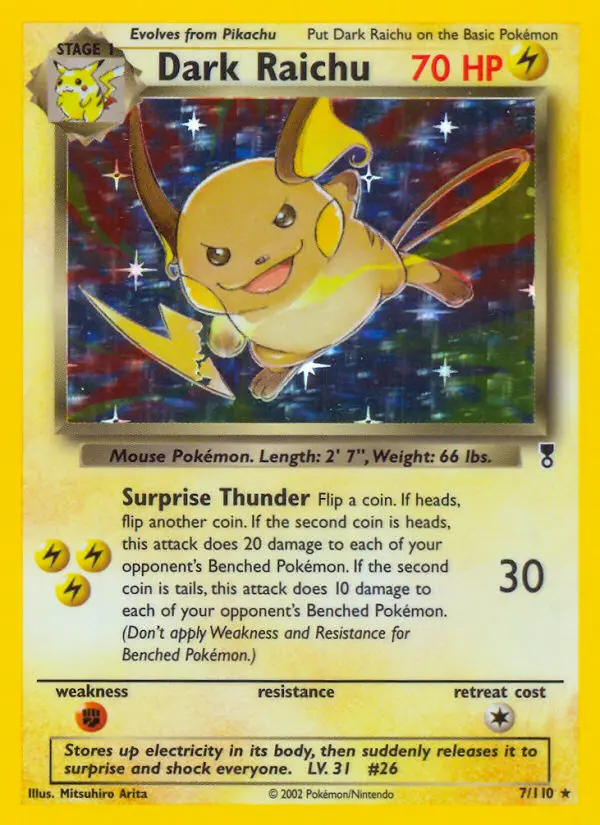 Carte Dark Raichu