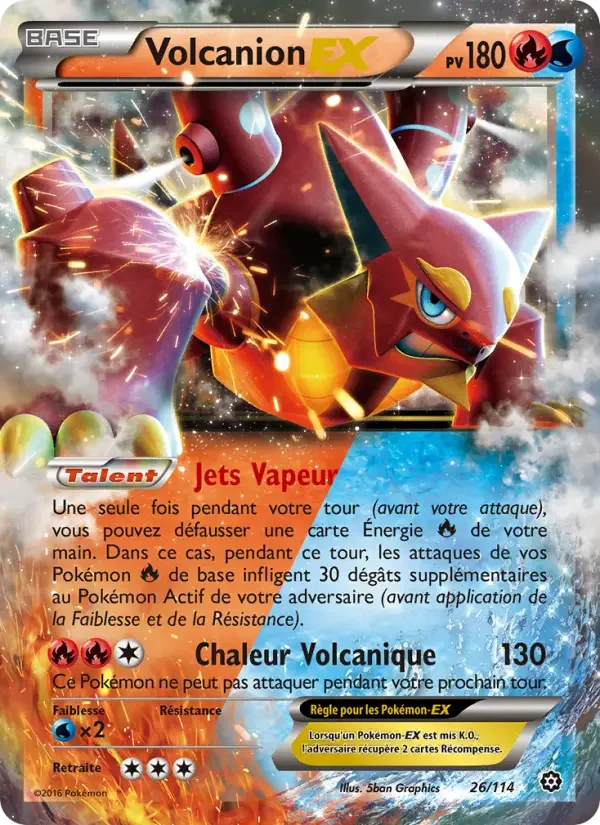 Carte Volcanion EX