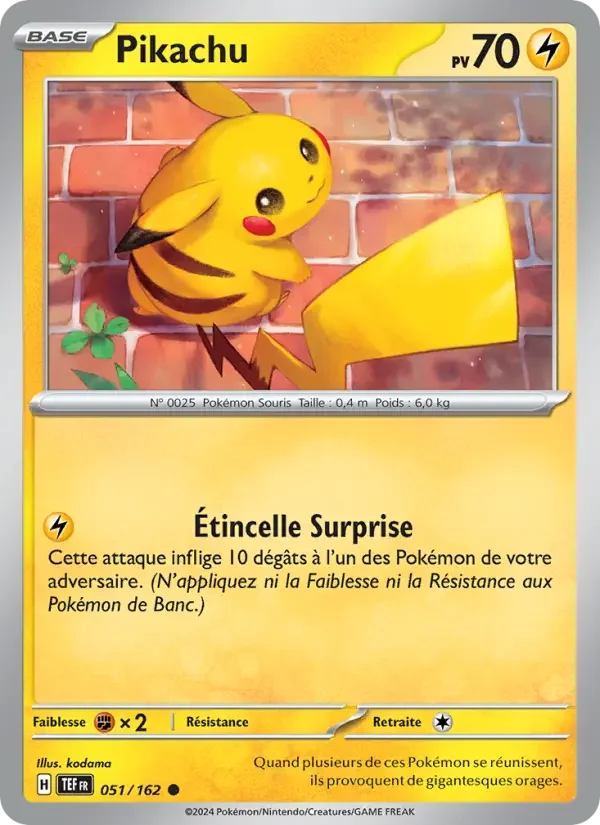 Carte Pikachu
