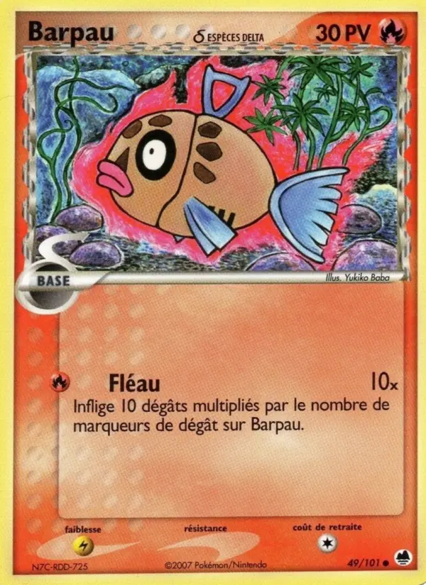 Carte Barpau δ