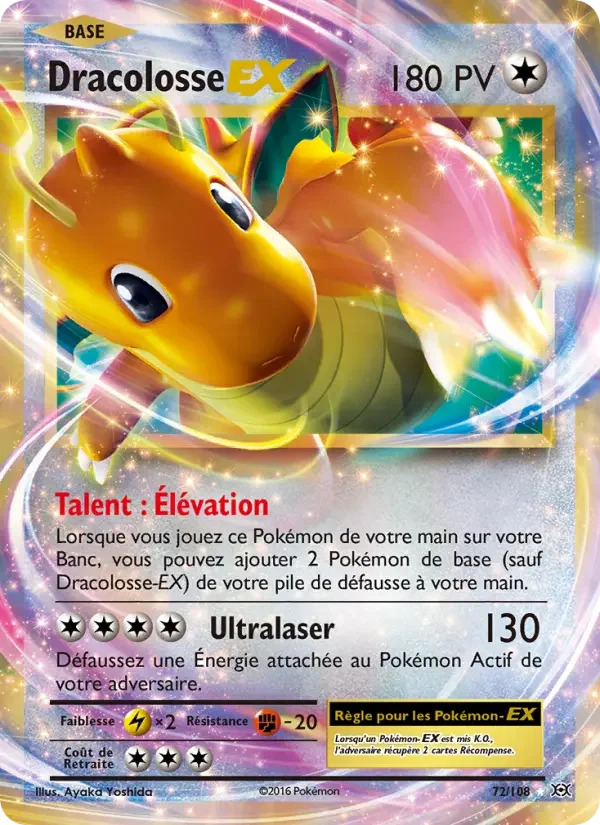 Carte Dracolosse EX