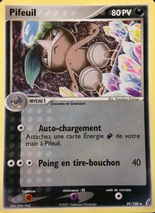 Carte Pokémon Pifeuil — Gardiens de Cristal