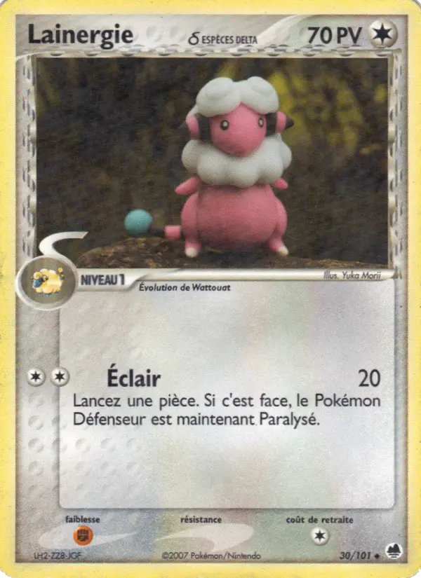 Carte Lainergie δ