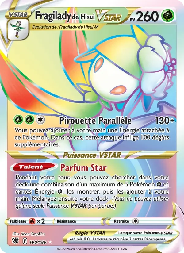 Carte Fragilady de Hisui VSTAR