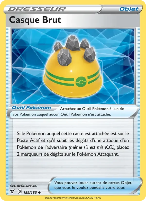 Carte Casque Brut