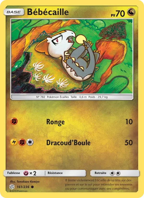 Carte Pokémon Bébécaille — Éclipse Cosmique