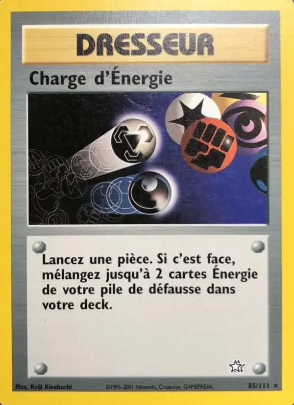 Carte Pokémon Charge d'Énergie — Neo Genesis
