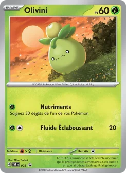 Carte Pokémon Smoliv — Promos Écarlate et Violet