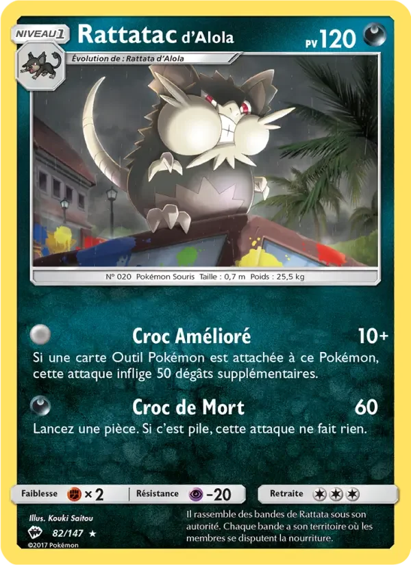Carte Rattatac d’Alola