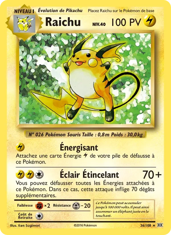 Carte Raichu
