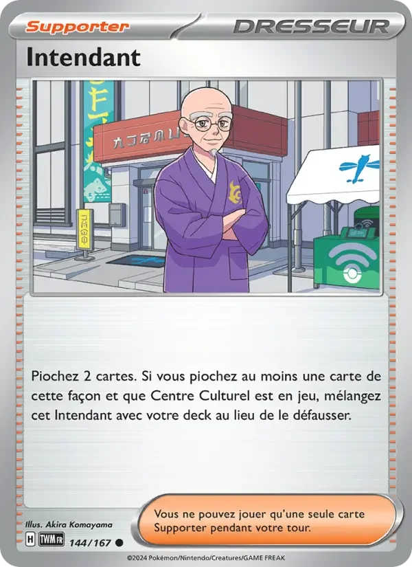 Carte Pokémon Intendant — Mascarade Crépusculaire
