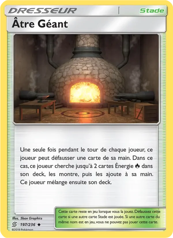 Carte Âtre Géant