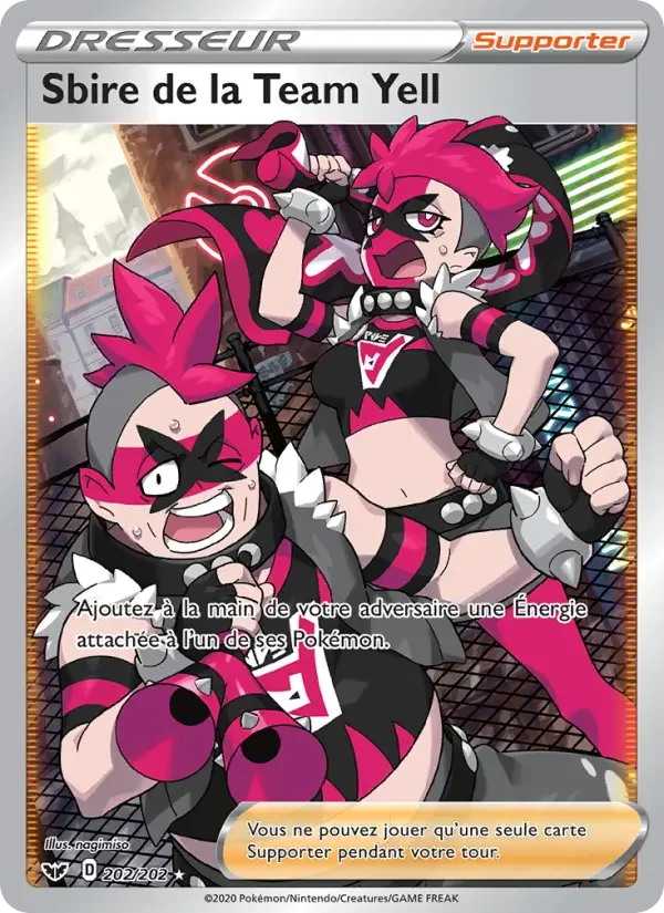 Carte Sbire de la Team Yell