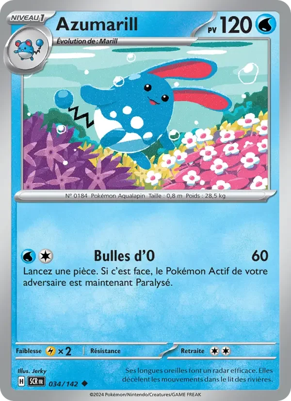 Carte Pokémon Azumarill — Couronne Stellaire