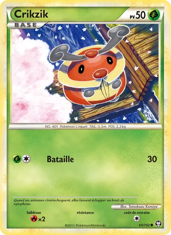 Carte Pokémon Crikzik — Triomphe