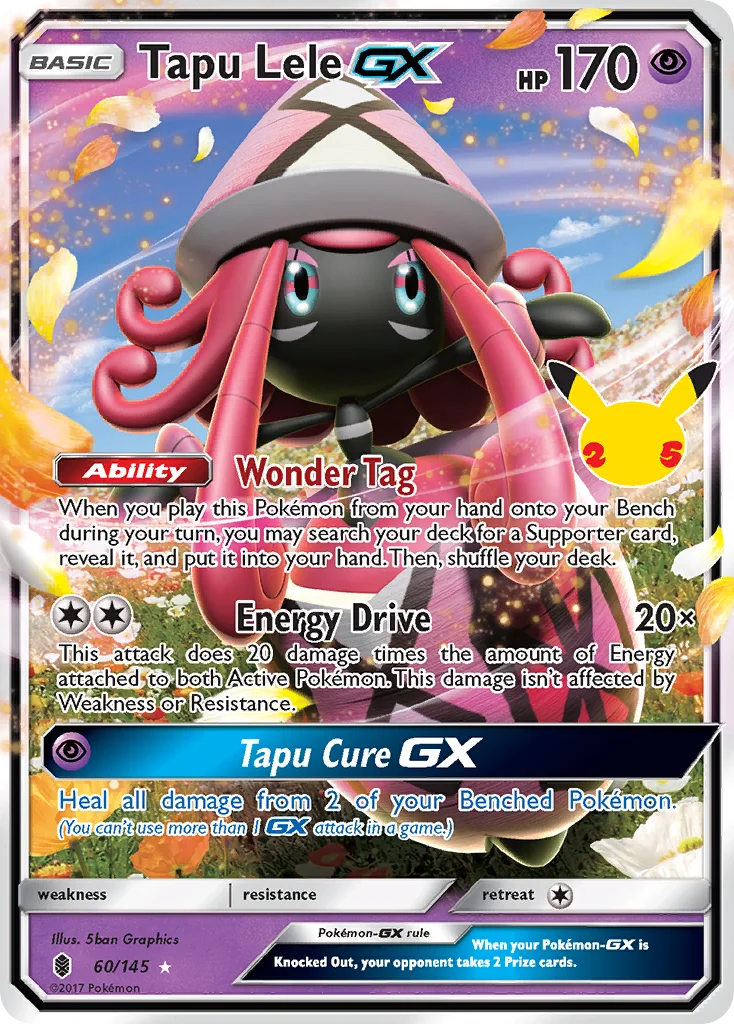 Carte Pokémon Tokopiyon-GX — Célébrations