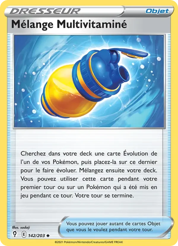 Carte Mélange Multivitaminé