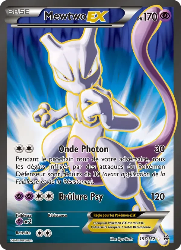 Carte Pokémon Mewtwo EX — Impulsion TURBO