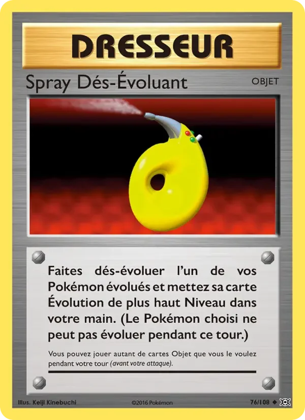 Carte Spray Dés-Évoluant