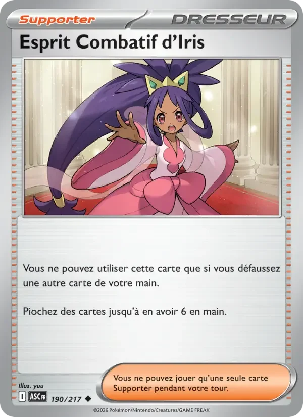 Carte Esprit Combatif d'Iris