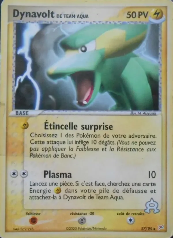 Carte Dynavolt de Team Aqua