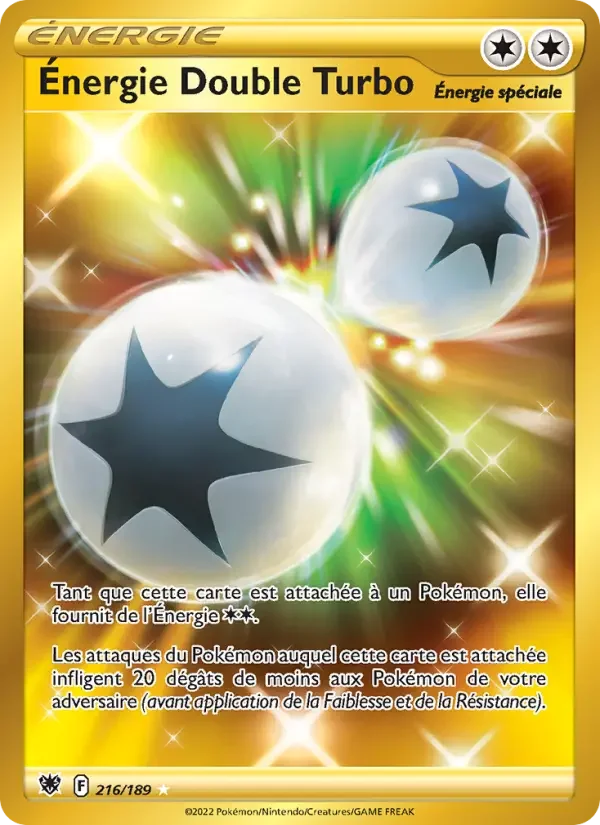 Carte Pokémon Énergie Double Turbo — Astres Radieux