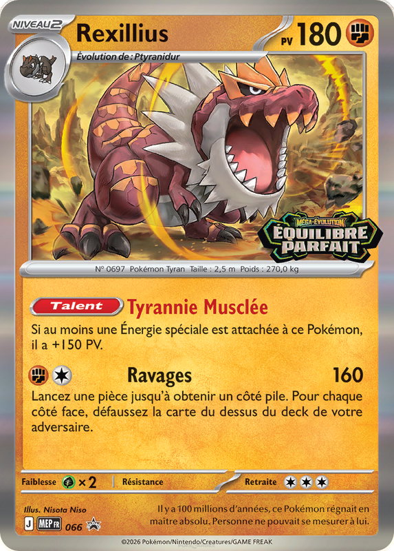 Carte Pokémon Rexillius — Promos Méga-Évolution