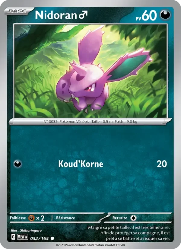 Carte Nidoran♂